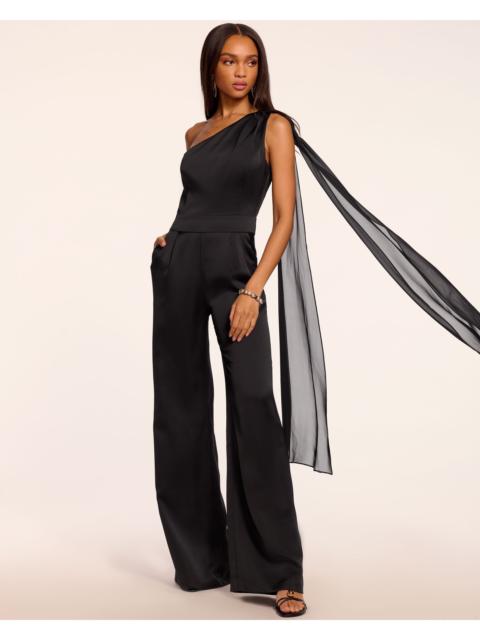 Genny One-Shoulder Wide Leg Jumpsuit