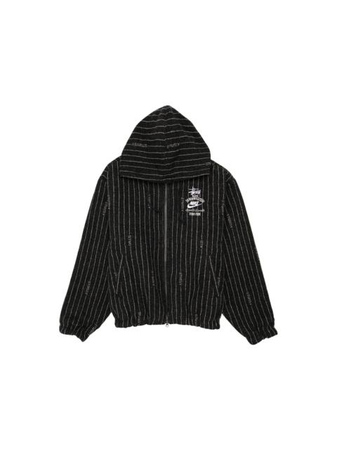 Nike x Stussy Striped Wool Jacket Black