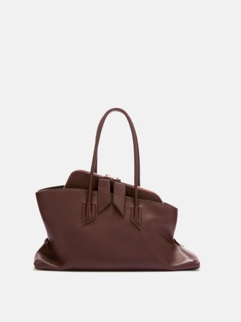 ''LA PASSEGGIATA MEDIUM'' DARK BROWN TOP HANDLE