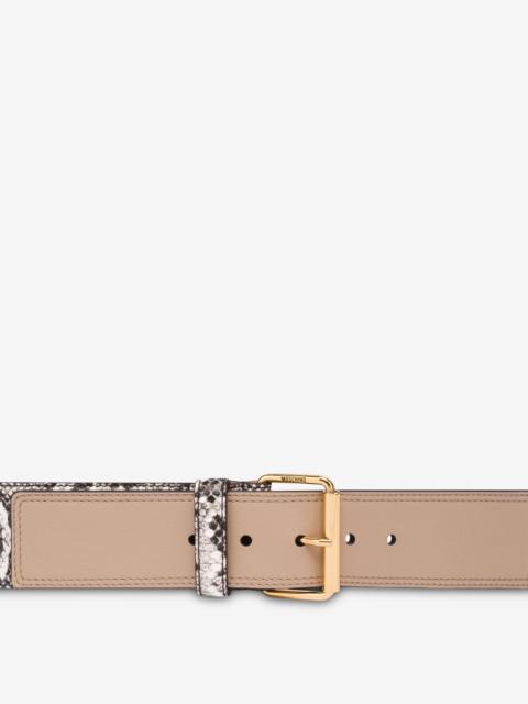 GOAT PATCHWORK BELT