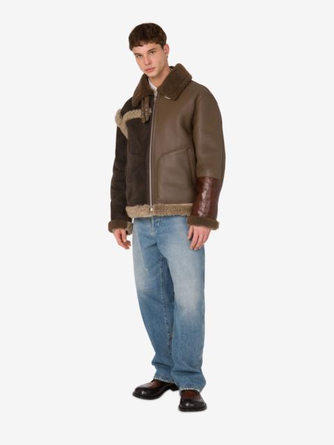 SHEARLING-BLEND SHEEPSKIN