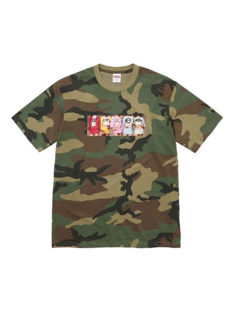 camouflage-pattern T-shirt