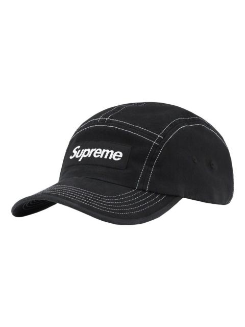 Supreme 2-Tone Twill Camp Cap 'Black White' SUP-SS22-887