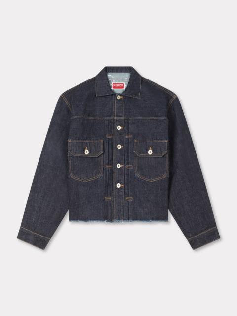 'KENZO Winter Holidays' trucker jacket in japanese denim