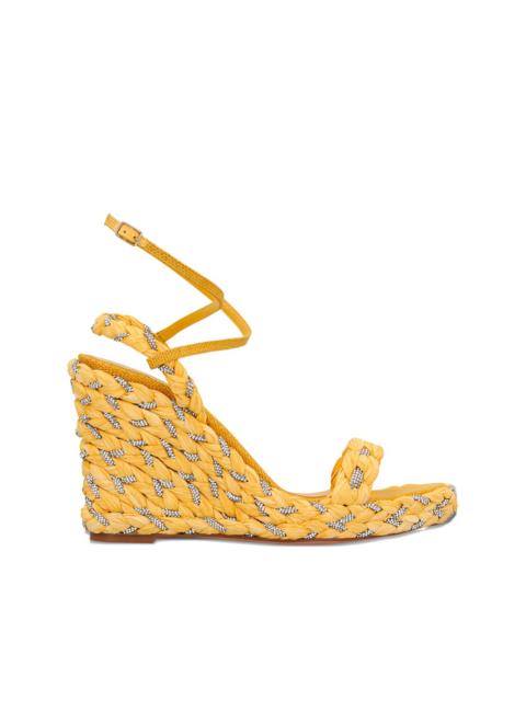 woven wedge sandals