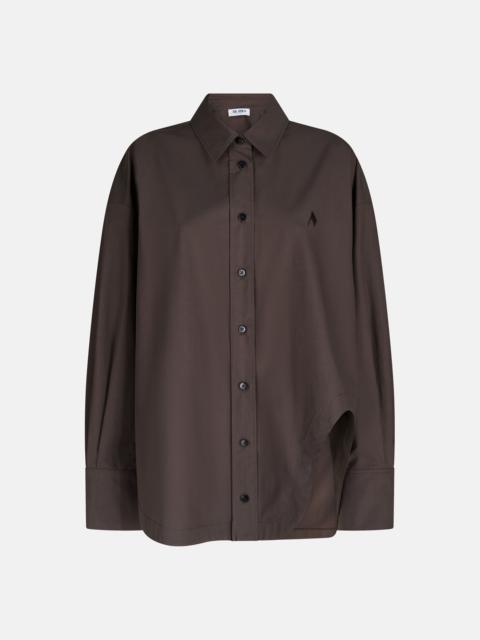 ''DIANA'' DARK BROWN SHIRT