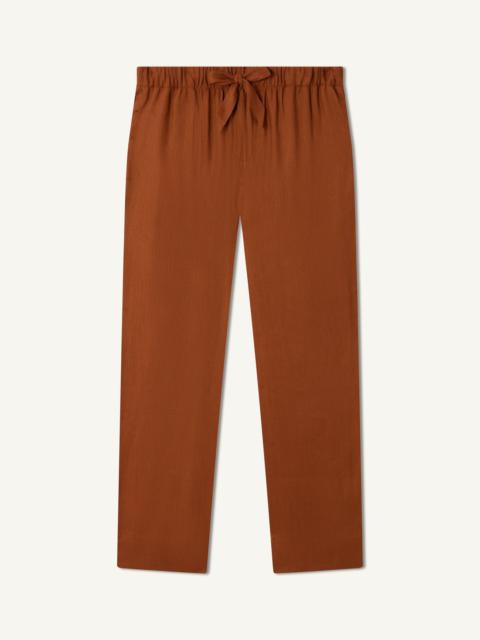 LUAN LINEN-BLEND TROUSERS