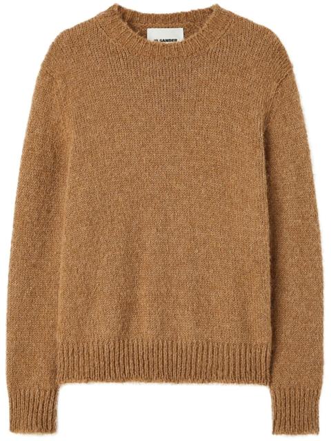 crew-neck wool jumper