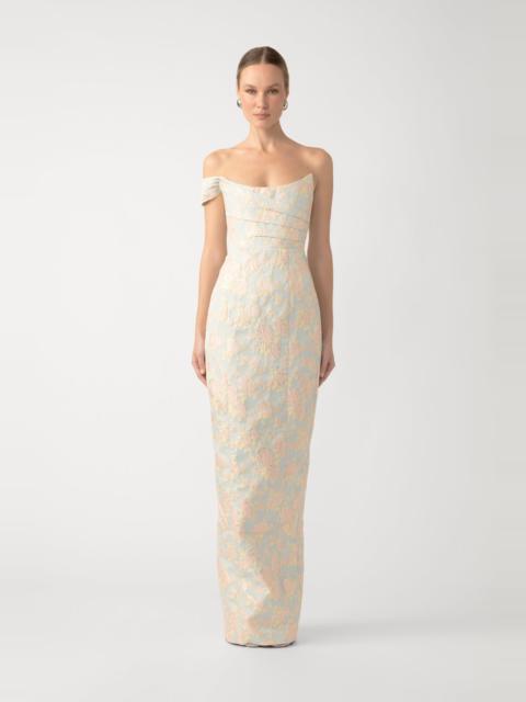 JACKSON JACQUARD GOWN