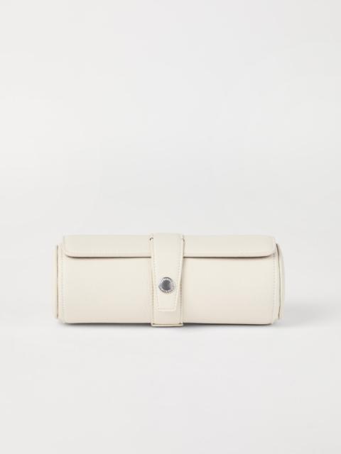 Fine grain calfskin watch box