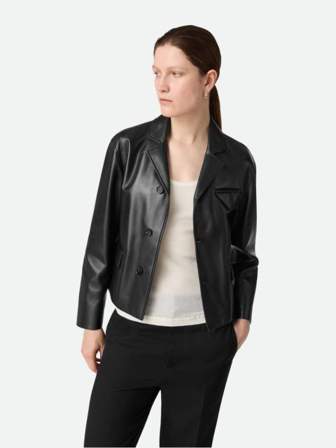 Leather Kimono Blouson