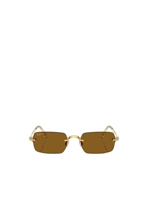 x A$AP Rocky rectangle sunglasses