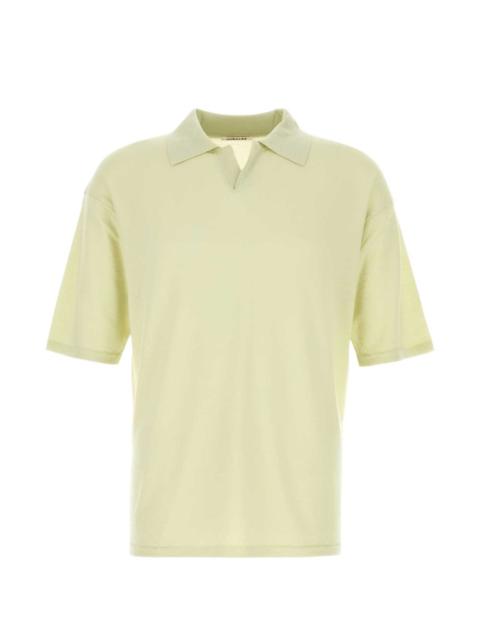 open-collar polo shirt