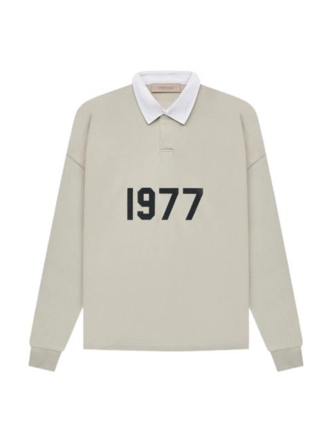 Fear of God Essentials SS22 1977 Henley Rugby Polo Shirt 'Oatmeal' FOG-SS22-106