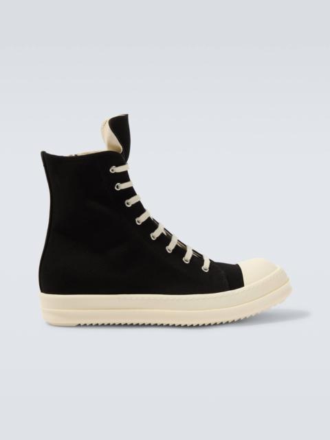 DRKSHDW denim high-top sneakers