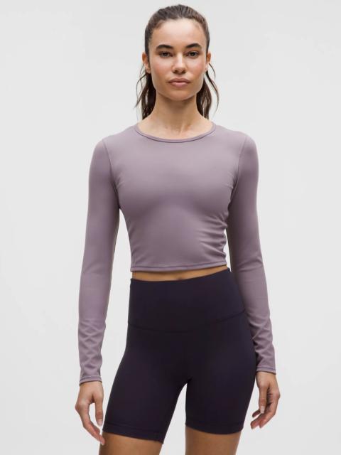 Wunder Train Cropped Long-Sleeve Shirt