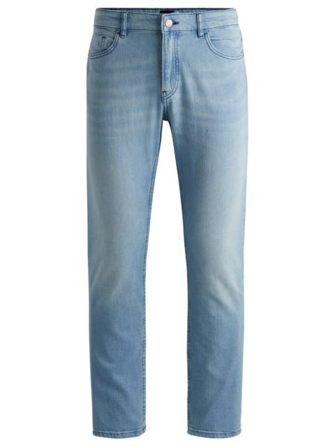 SLIM-FIT JEANS IN BLUE MECHANICAL-STRETCH DENIM