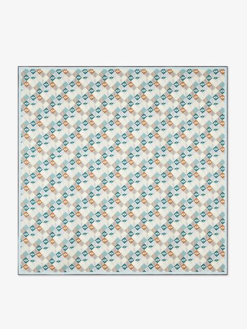 Fendi Foulard Blue silk foulard