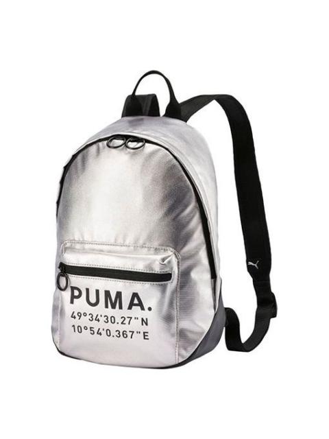 (WMNS) PUMA Prime Time Archive Backpack 'Sliver Black' 076595-02
