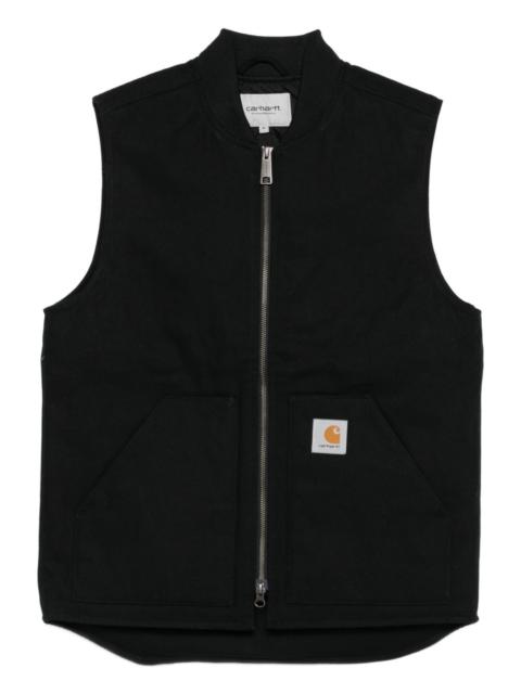 zip-front pocket vest
