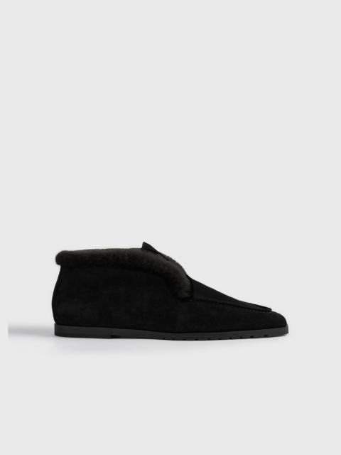 Loafer boots black