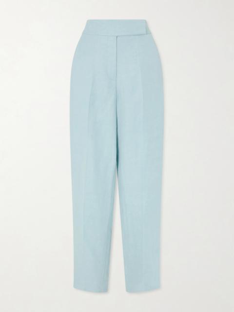 Aix Twill Straight-leg Pants