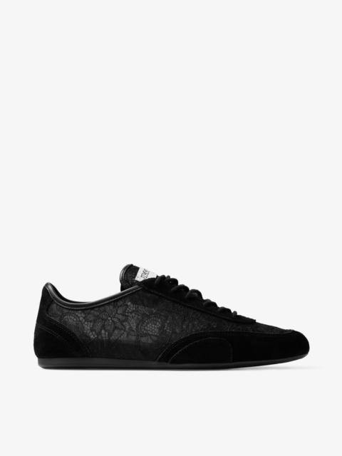 Sunny F
Black Leather Mix and Jimmy Choo Lace Low Top Trainers