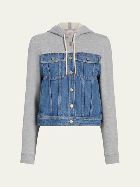 Sutton Mixed-Media Jacket