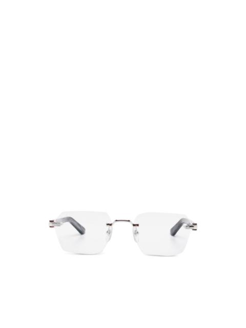 rectangle-frame glasses