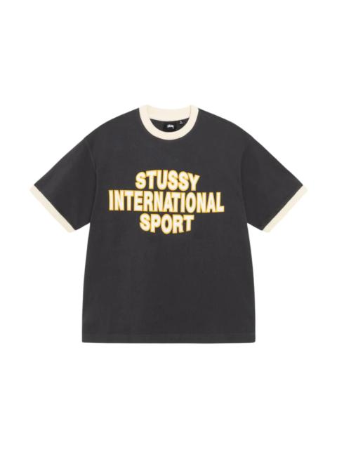 Stussy Sport Ringer Tee Black