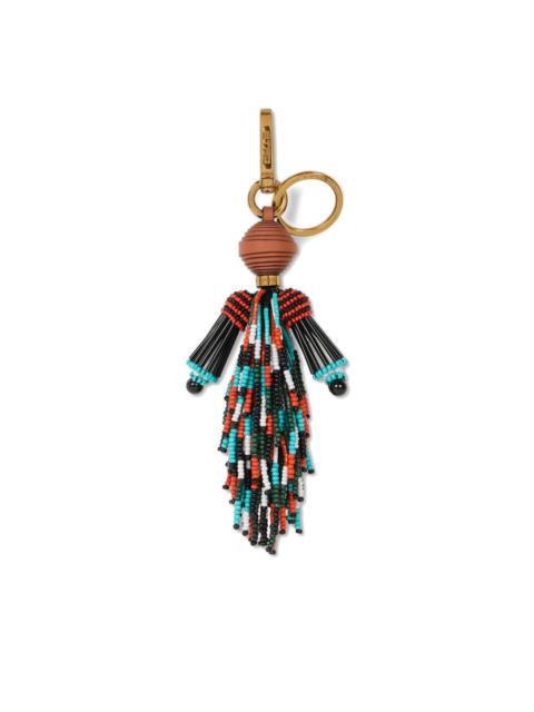 beaded tassel keyring