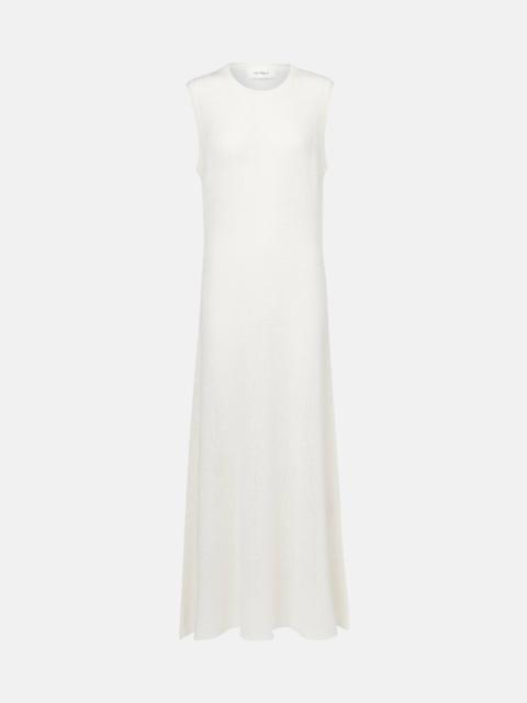 Madalena cashmere and silk maxi dress