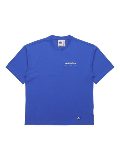 adidas originals MENS TGP SS Moto Cross-country Printed Sports Short Sleeve Blue HA4746