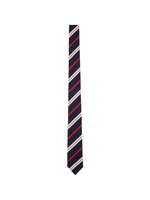 Navy Rep Stripe Classic Tie