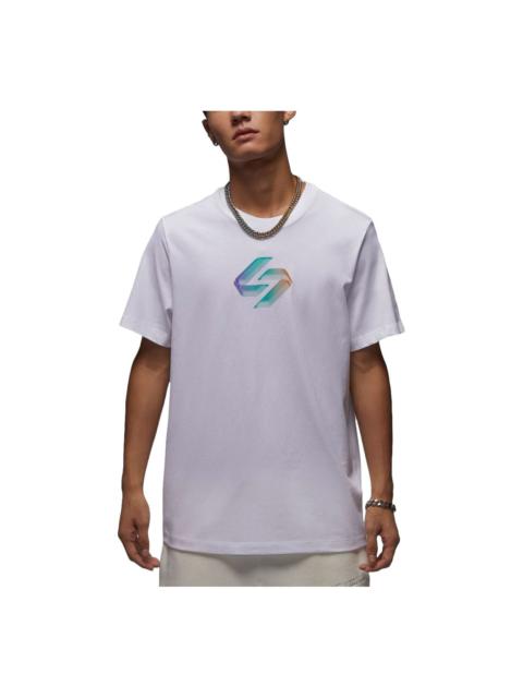 Air Jordan Luka Graphic T-shirt Asia Sizing 'White' HF8087-100