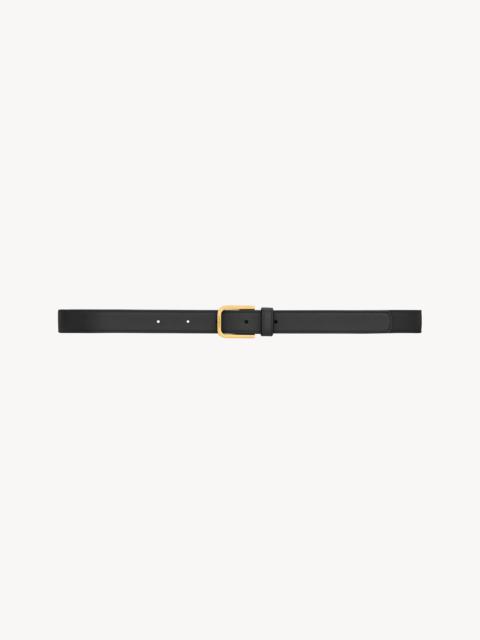 MINIMAL BELT IN SMOOTH LEATHER