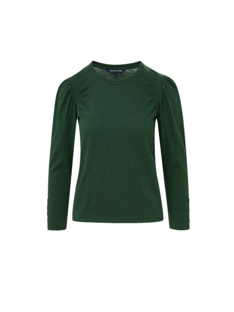 BOUVET SMOCKED-SHOULDER T-SHIRT