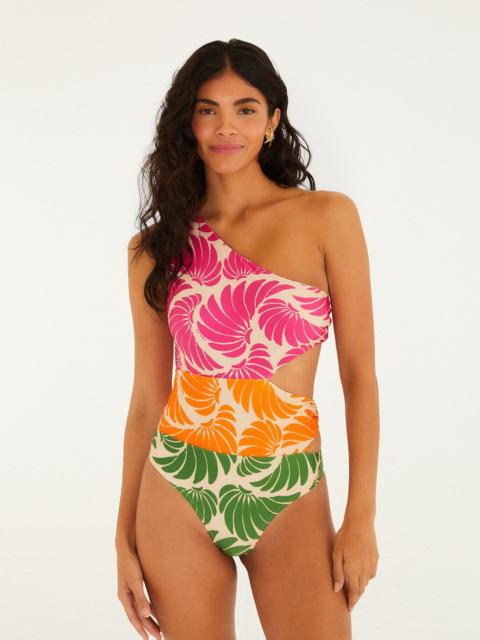 Banana Wings One Shoulder One Piece