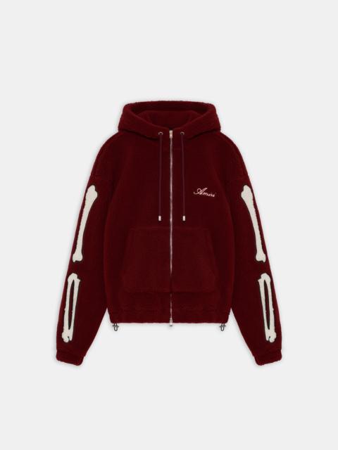BONES FLEECE ZIP HOODIE