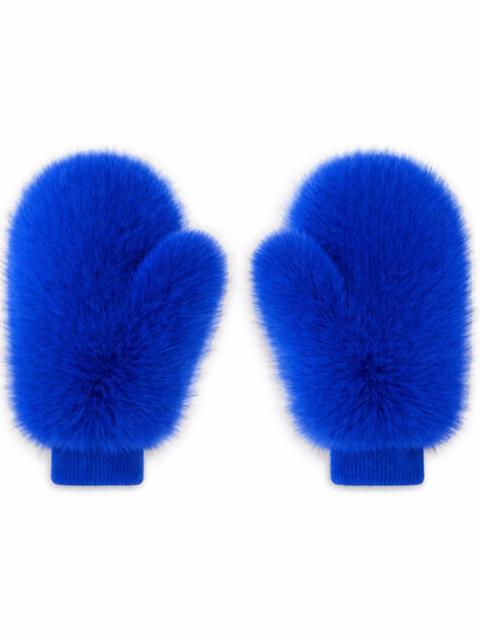 Faux Fur Oversized Mittens