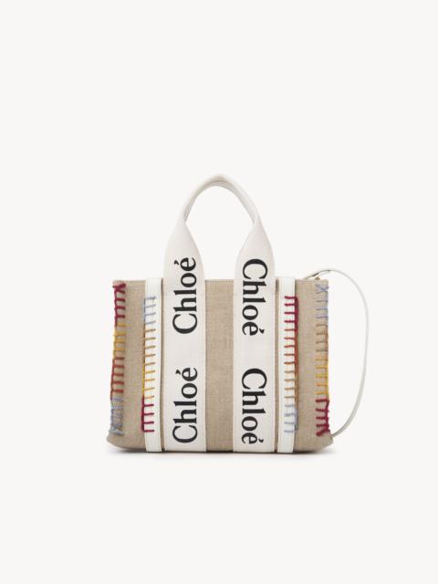Chloé SMALL WOODY TOTE BAG | REVERSIBLE