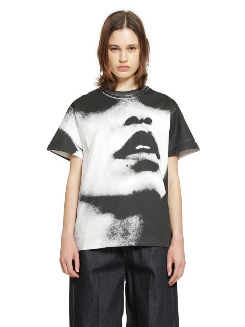 Portrait Print Boxy T-shirt