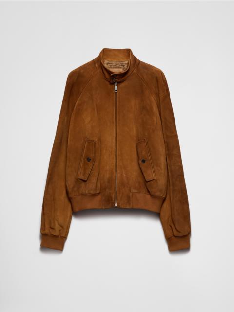 Suede Bomber Jacket