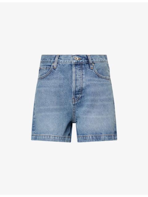 The Everyday High-Rise Denim Shorts