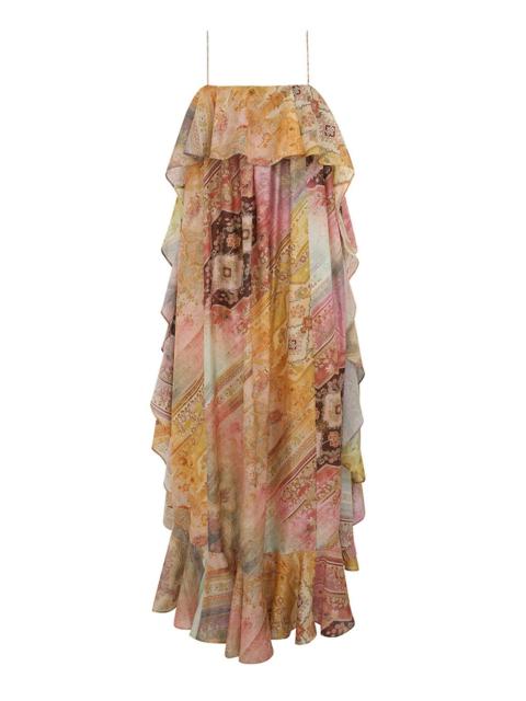 TALLOW RUFFLE MAXI DRESS