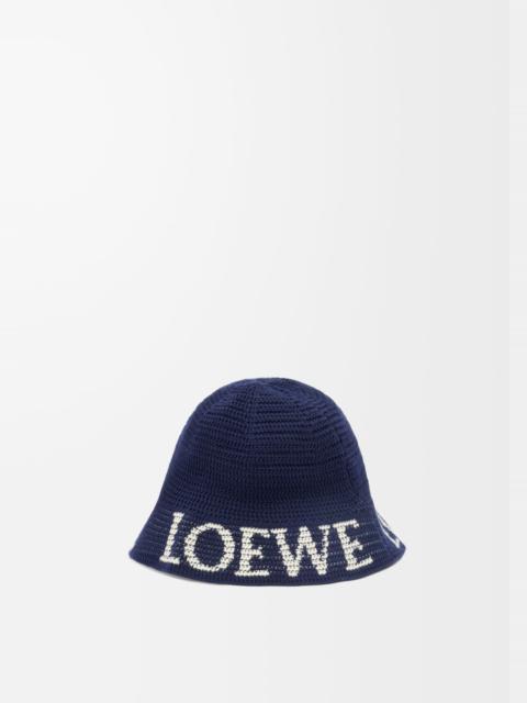 LOEWE bucket hat in cotton