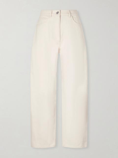 High-rise Organic Barrel-leg Jeans