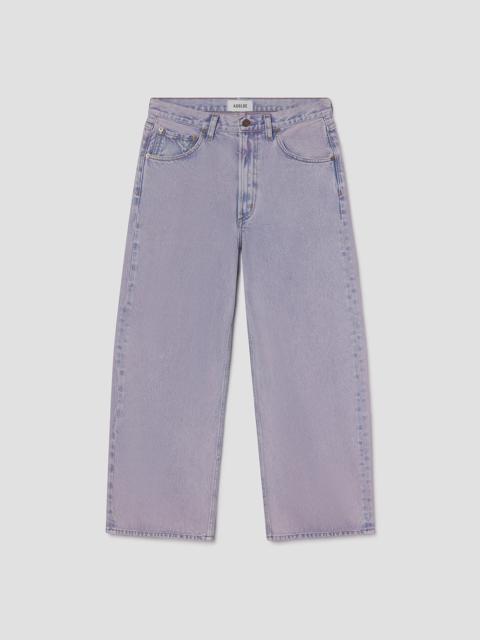 LOW CURVE CROP JEAN IN AURA