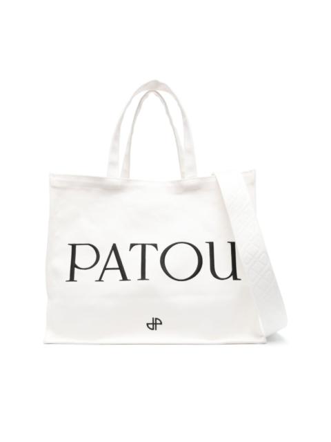 large Patou canvas tote bag