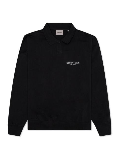 FEAR OF GOD ESSENTIALS L/S POLO - STRETCH LIMO